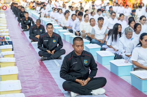 ภาพ No.131792:พิธีถวายสังฆทาน 323 วัด 4 จังหวัดชายแดนภาคใต้ ปีที่ 20 ครั้งที่ 167 และ พิธีมอบกองทุนหนุนแรงใจช่วยครูใต้ ปีที่ 17 ครั้งที่ 132 วันเสาร์ที่ 23 มีนาคม พ.ศ. 2567 ณ วัดมุจลินทวาปีวิหารพระอารามหลวง อ.หนองจิก จ.ปัตตานี