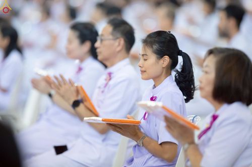 ภาพ No.240671:วันพุธที่ 27 สิงหาคม พ.ศ. 2568 พิธีทอดผ้าป่าเพื่อสร้างอาคาร  82 ปี หลวงพ่อธัมมชโย สมทบกฐินวัดพระธรรมกาย และกฐิน 30,000 วัดทั่วประเทศ ครั้งที่ 1