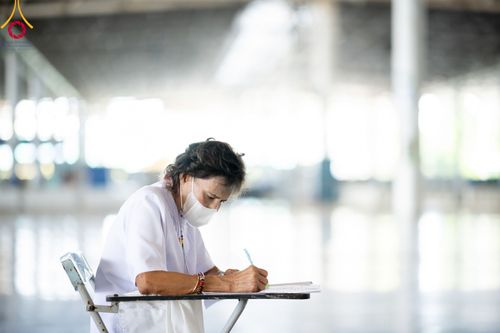 ภาพ No.101173:พิธีสอบธรรมสนามหลวง ธรรมศึกษาชั้นตรี-โท-เอก วันที่ 7 ธันวาคม พ.ศ. 2566 ณ วัดพระธรรมกาย จ.ปทุมธานี