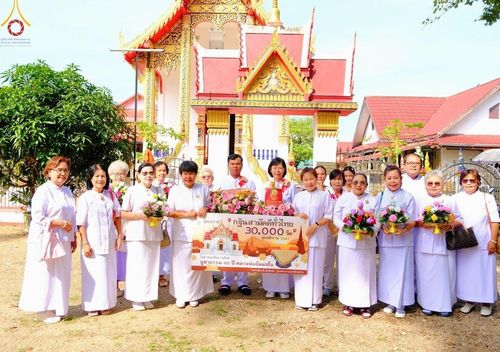 พิธีทอดกฐิน ณ วัดแม่ปะเหนือ อ.แม่ปะ จ.ตาก ในโครงการกฐินสามัคคีทั่วไทย 30,000 วัด บูชาธรรม 80 ปี หลวงพ่อธัมมชโย โดยคณะศิษยานุศิษย์วัดพระธรรมกาย วันที่ 24 ตุลาคม พ.ศ. 2567