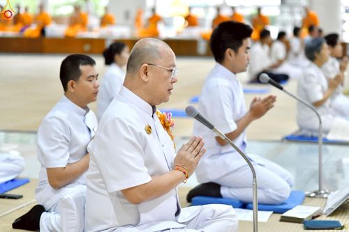 ภาพ No.230371:วันที่ 28 มิถุนายน พ.ศ. 2568 พิธีถวายภัตตาหารเมนูสวรรค์ เพื่อการบรรลุธรรม ณ หอฉันคุณยายอาจารย์ฯ วัดพระธรรมกาย