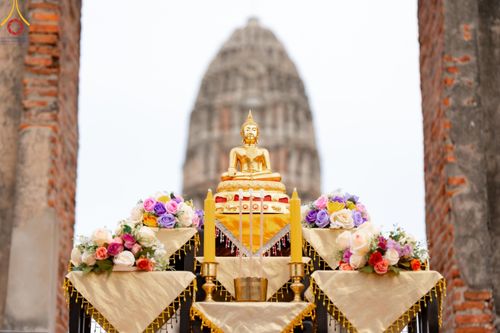ภาพ No.138476:พิธีตักบาตร วัดราชบูรณะ จ.พระนครศรีอยุธยา วันที่ 25 พฤษภาคม พ.ศ.2567