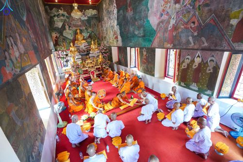 ภาพ No.101603:พิธีบรรพชาธรรมทายาท ในโครงการอุปสมบทบูชาธรรม มหาปูชนียาจารย์ พ.ศ. 2566 ณ วัดป่าโค จ.พระนครศรีอยุธยา วันที่ 9 ธันวาคม พ.ศ. 2566