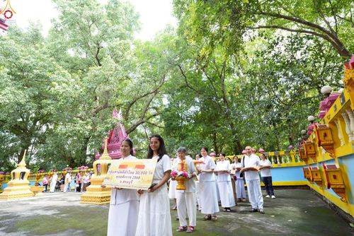 ภาพ No.252017:วันที่ 11 ตุลาคม พ.ศ. 2568 พิธีทอดกฐินสามัคคีทั่วไทย 30,000 วัด โดยคณะศิษยานุศิษย์ บูชาธรรม 81 ปี หลวงพ่อธัมมชโย ณ วัดสร่างโศก อ.บ้านหมอ จ.สระบุรี