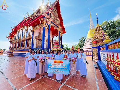 พิธีทอดกฐิน ณ วัดเฟื้อสุธรรม จ.เพชรบุรี ในโครงการกฐินสามัคคีทั่วไทย 30,000 วัด บูชาธรรม 80 ปี หลวงพ่อธัมมชโย โดยคณะศิษยานุศิษย์วัดพระธรรมกาย วันที่ 27 ตุลาคม พ.ศ. 2567