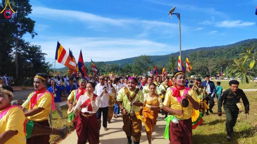 ภาพ No.97711:กฐินวัดธรรมบัณฑิต เขตคีรีรม จังหวัดกัมปงสปือ กัมพูชา วันที่ 22 พฤศจิกายน พ.ศ. 2566