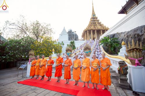 ภาพ No.216318:วันเสาร์ที่ 5 เมษายน พ.ศ. 2568 พิธีขอบรรพชา พิธีขอสรณคมน์และศีล พิธีขอนิสสัย พิธีถวายบาตร ในโครงการบรรพชาสามเณรฟื้นฟูพระพุทธศาสนาทั่วไทย  ณ วัดพระพุทธบาท ราชวรมหาวิหาร ต.ขุนโขลน อ.พระพุทธบาท จ.สระบุรี