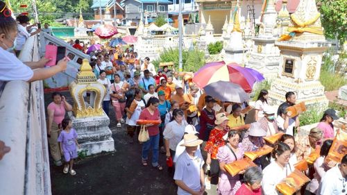 ภาพ No.259589:วันที่ 19 ตุลาคม พ.ศ. 2568 พิธีทอดกฐินสามัคคีทั่วไทย 30,000 วัด โดยคณะศิษยานุศิษย์ บูชาธรรม 81 ปี หลวงพ่อธัมมชโย ณ วัดเจริญวราราม อ.บางบ่อ จ.สมุทรปราการ