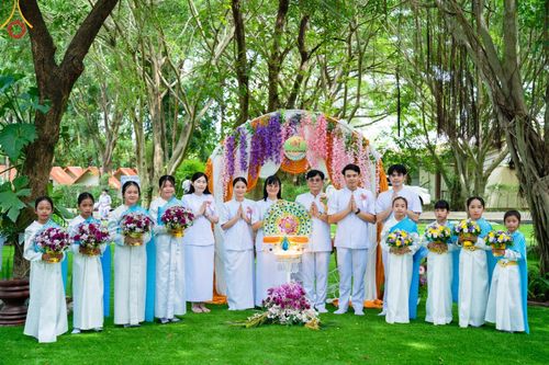 พิธีทอดกฐินพระนานาชาติเพื่อสร้างทุกสิ่ง  ณ ศูนย์ฝึกอบรมพุทธบุตรนานาชาติ อ.กบินทร์บุรี จ.ปราจีนบุรี วันที่ 27 ตุลาคม พ.ศ. 2567