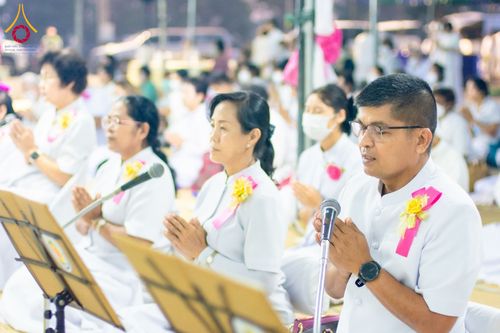 ภาพ No.119874:พิธีถวายภัตตาหารเป็นสังฆทาน แด่คณะพระธรรมยาตรา ปีที่ 12 วันที่ 28 มกราคม พ.ศ. 2567 ณ อนุสรณ์สถานบางปลา จ.นครปฐม