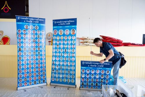 ภาพ No.230105:วันเสาร์ที่ 28 มิถุนายน พ.ศ. 2568 พิธีถวายสังฆทาน 323 วัด 4 จังหวัดชายแดนใต้ ปีที่ 21 ครั้งที่ 178 พิธีมอบกองทุนหนุนแรงใจช่วยครูใต้ ปีที่ 18 ครั้งที่ 142 ณ ศูนย์อบรมเยาวชนจังหวัดปัตตานี