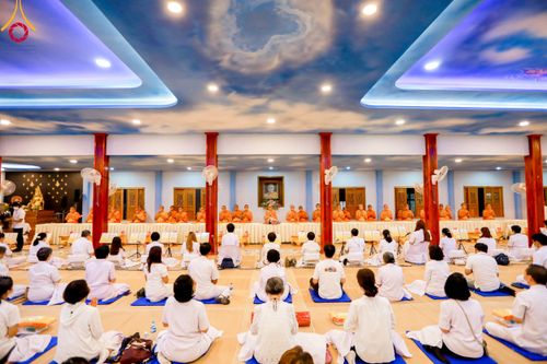 ภาพ No.114430:พิธีถวายภัตตาหารเป็นสังฆทาน แด่คณะพระธรรมยาตรา ปีที่ 12 วันที่ 18 มกราคม พ.ศ. 2567 ณ วัดโบสถ์(บน) บางคูเวียง จ.นนทบุรี