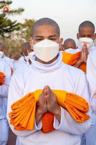 ภาพ No.130416:พิธีบรรพชาธรรมทายาท ในโครงการบรรพชา 1,250 รูป ณ แดนประสูติ สวนลุมพินี ประเทศเนปาล วันที่ 9 มีนาคม พ.ศ. 2567