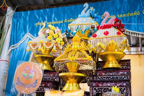 ภาพ No.95702:พิธีทอดกฐินสามัคคีทั่วไทย 5,000 วัด วัดม่วงเฒ่า จ.กาญจนบุรี วันที่ 31 ตุลาคม พ.ศ. 2566