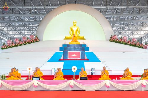 ภาพ No.80471:พิธีถวายทุนสนับสนุนการสร้าง พระไตรปิฎกฉบับธรรมชัย วันเสาร์ที่ 29 เมษายน พ.ศ. 2566 ณ สภาธรรมกายสากล วัดพระธรรมกาย