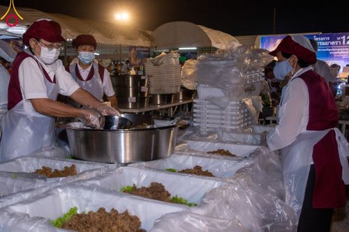 ภาพ No.116451:พิธีถวายภัตตาหารเป็นสังฆทาน แด่คณะพระธรรมยาตรา ปีที่ 12 วันที่ 22 มกราคม พ.ศ. 2567 ณ อนุสรณ์สถานบางนางแท่น จ.นครปฐม