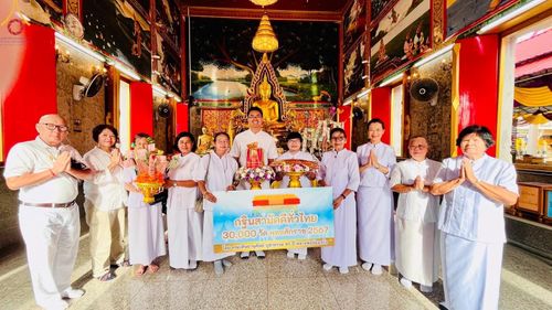 โครงการกฐินสามัคคีทั่วไทย 30,000 วัด บูชาธรรม 80 ปี หลวงพ่อธัมมชโย โดย คณะศิษยานุศิษย์วัดพระธรรมกาย ณ วัดหนามแดง จ.สมุทรปราการ วันที่ 20 ตุลาคม พ.ศ. 2567