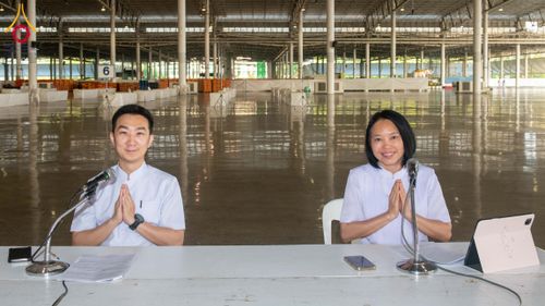 ภาพ No.321267:วันเสาร์ที่ 11 เมษายน พ.ศ.2569 พิธีขอขมาและมอบผ้าไตร โครงการอุปสมบทหมู่ บูชาธรรมหลวงพ่อธัมมชโย พ.ศ.2569 โครงการอุปสมบทหมู่ธรรมทายาท ระดับอุดมศึกษา รุ่น 53 (ภาคฤดูร้อน) ณ วัดพระธรรมกาย ปทุมธานี