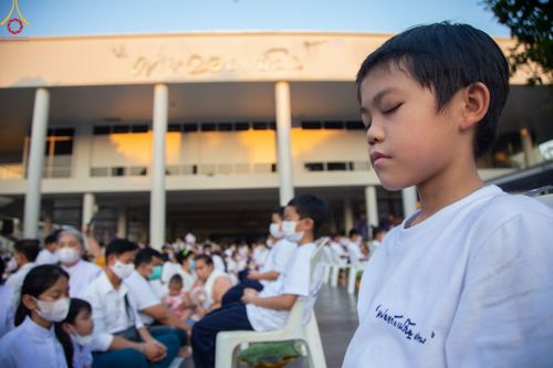 ภาพ No.78391:พิธีตัดปอยผม โครงการหน่อแก้วเปรียญธรรมรุ่นที่ 11  วันที่ 26 มีนาคม พ.ศ.2566  ณ หมู่กุฏิสามเณร อาคารค่ายจองแชมป์ วัดพระธรรมกาย