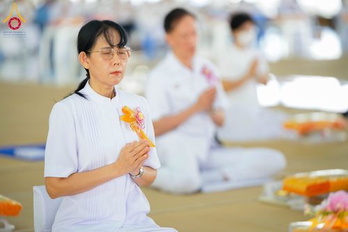 ภาพ No.310106:วันที่ 7 กุมภาพันธ์ พ.ศ. 2569 พิธีถวายภัตตาหารเมนูสวรรค์ เพื่อการบรรลุธรรม ณ หอฉันคุณยายอาจารย์ฯ วัดพระธรรมกาย