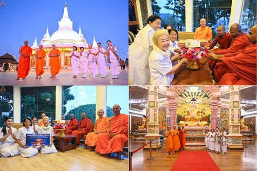 วันที่ 28 ตุลาคม พ.ศ.2568 กฐินสมทบต่างประเทศ โดยคณะศิษยานุศิษย์ บูชาธรรม 81 ปี หลวงพ่อธัมมชโย ณ วัดมหาเมฆนาวา ศรีลังกา