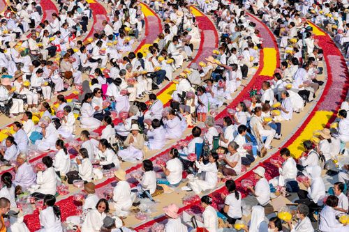 ภาพ No.289603:วันที่ 7 มกราคม พ.ศ. 2569 พิธีต้อนรับพระธรรมยาตรา ณ อนุสรณ์สถานลำดับที่ 2 สถานที่ตั้งมโนปณิธานบวชตลอดชีวิต อนุสรณ์สถานคลองบางนางแท่น อ.สามพราน จ.นครปฐม ในโครงการธรรมยาตรา กตัญญูบูชา มหาปูชนียาจารย์ พระมงคลเทพมุนี(สด จนฺทสโร) พระผู้ปราบมาร อนุสรณ์สถาน 7 แ