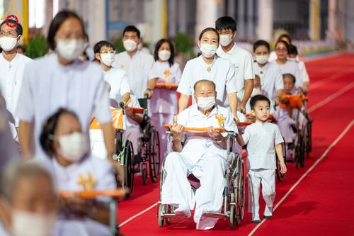 ภาพ No.90062:พิธีปฎิบัติธรรมและพิธีทอดผ้าป่าสมทบกฐินครั้งที่ 3 เนื่องใน 139 ปี วันคล้ายวันเกิดด้วยรูปกายเนื้อ พระมงคลเทพมุนี (สด จนฺทสโร) พระผู้ปราบมาร วันอังคารที่ 10 ตุลาคม พ.ศ. 2566 ณ วัดพระธรรมกาย จ.ปทุมธานี