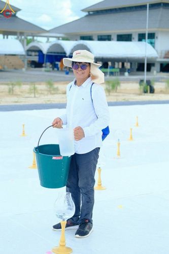 ภาพ No.211280:วันเสาร์ที่ 15 มีนาคม พ.ศ. 2568  การเตรียมงานของเจ้าหน้าที่ เพื่องานฉลองปทุมเจดีย์ ณ ศูนย์อบรมเยาวชนปัตตานี