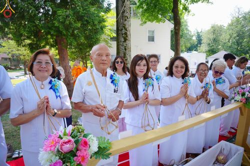 ภาพ No.144914:พิธีประดิษฐานลูกนิมิตมหาสมบัติ ผูกสีมาสถาปนาอุโบสถ บูชาธรรม ๘๐ ปี หลวงพ่อธัมมชโย วันอาทิตย์ที่ ๓๐ มิถุนายน พ.ศ. ๒๕๖๗ วัดพระธรรมกายนิวเจอร์ซี ประเทศสหรัฐอเมริกา