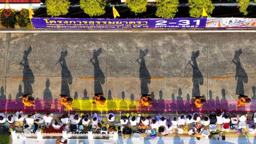 ภาพ No.113310:พิธีต้อนรับพระธรรมยาตรา ปีที่ 12 วันที่ 15 มกราคม พ.ศ. 2567 ณ วัดโบสถ์บน จ.นนทบุรี