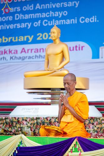 ภาพ No.131178:Photo Story ปฐมบรรพชาชาวพุทธมาร์มา Episode 4/5 วันที่ 13 กุมภาพันธ์พ.ศ. 2567 ณ วัดธัมจักร อรัญกุฏิ บังกลาเทศ