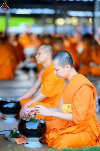 ภาพ No.69290:พิธีถวายภัตตาหารเป็นสังฆทาน แด่คณะพระธรรมยาตราฯ ในโครงการธรรมยาตราฯ ปีที่ 11 ณ อนุสรณ์สถานมหาวิหารพระมงคลเทพมุนี อ.สองพี่น้อง จ.สุพรรณบุรี วันที่ 4 และ 5 มกราคม พ.ศ. 2566