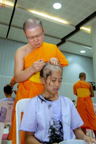 ภาพ No.316887:วันเสาร์ที่ 28 มีนาคม พ.ศ.2569 พิธีปลงผมนาคธรรมทายาท โครงการสามเณรยุวธรรมทายาท รุ่นที่ 34 โครงการสามเณรมัชฌิมธรรมทายาท รุ่นที่ 30 ณ มหารัตนวิหารคด 13 วัดพระธรรมกาย