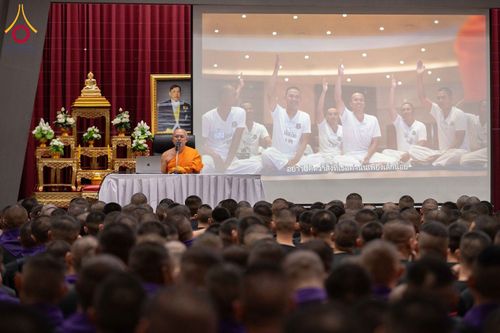 ภาพ No.343489:วันจันทร์ ที่ 17 สิงหาคม พ.ศ.2569 ชมรมสระบุรีร่มเย็นออกทำหน้าที่ชวนบวช  โครงการบรรพชาสามเณรเพื่อทดแทนคุณผู้มีพระคุณ และน้อมอุทิศถวายเป็นพระราชกุศล นักเรียนนายสิบตำรวจ รุ่นที่ 16 ณ ศูนย์ฝึกอบรมตำรวจภูธร ภาค 1 จ.สระบุรี