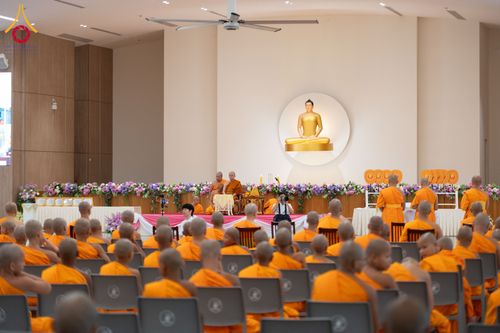 ภาพ No.346697:วันพฤหัสบดี 27 สิงหาคม พ.ศ.2569 พิธีมอบรางวัลแก่สามเณรทรงพระปาฏิโมกข์ปีที่ 4/2569