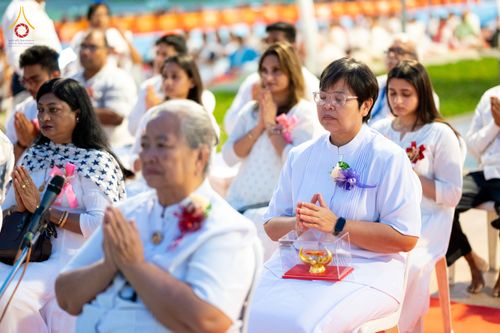 ภาพ No.321702:วันที่ 12 เมษายน พ.ศ.2569 วัดพระธรรมกาย ร่วมกับพุทธสภาแห่งอินเดีย ถวายมหาสังฆทาน 135 วัด ดร.ภีมราว รามชี อัมเบดการ์ (Dr. B.R. Ambedkar) รัฐบุรุษผู้ฟื้นฟูพระพุทธศาสนา ณ วัดพุทธสันติวันธรรมชัย เมืองนาคปูร์ รัฐมหาราษฏระ สาธารณรัฐอินเดีย