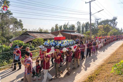 ภาพ No.308902:วันศุกร์ที่ 6 กุมภาพันธ์ พ.ศ.2569 พิธีอัญเชิญพระบรมสารีริกธาตุ เพื่อประดิษฐาน  ณ เจดีย์วัดทุ่งเจริญธรรม อ.อมก๋อย จ.เชียงใหม่