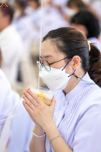 ภาพ No.77804:พิธีหล่อพระบรมพุทธเจ้า ทิศตะวันตก  วันอาทิตย์ที่ 19 มีนาคม พ.ศ. 2566 ณ วัดพระธรรมกาย จ.ปทุมธานี