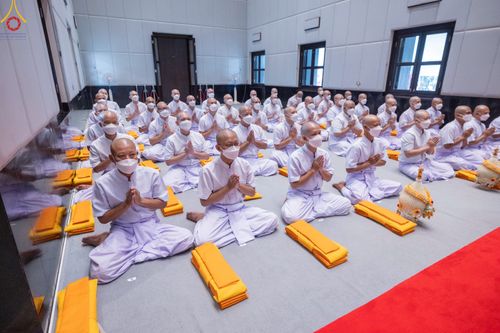 ภาพ No.82709:พิธีเวียนประทักษิณ, พิธีวันทาเจดีย์ ณ มหาธรรมกายเจดีย์  พิธีบรรพชาหมู่พระพี่เลี้ยงเข้าพรรษา, ธรรมทายาทอุดมศึกษา รุ่นที่ 50(ภาคฤดูฝน) และธรรมทายาทพุทธศาสตร์สากล รุ่นที่ 7 (ภาคฤดูฝน) วันเสาร์ที่ 17 มิถุนายน พ.ศ. 2566 ณ  โบสถ์พระไตรปิฎก วัดพระธรรมกาย จ.ปทุม