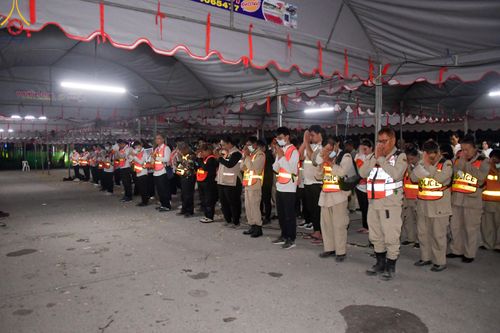 V.15 สามัคคี การเตรียมงาน เก็บงาน การรับบุญของเจ้าหน้าที่หน่วยงานต่างๆ เพื่อโครงการธรรมยาตรา กตัญญูบูชามหาปูชนียาจารย์ พระมงคลเทพมุนี (สด จนฺทสโร) พระผู้ปราบมาร อนุสรณ์สถาน 7 แห่ง ปีที่ 12 ระหว่างวันที่ 2 - 31 มกราคม พ.ศ.2567