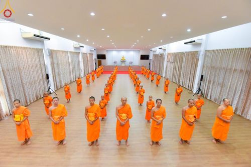 ภาพ No.216551:วันอังคารที่ 8 เม.ย. พ.ศ. 2568 พิธีบรรพชาสามเณร ณ ศูนย์ปฏิบัติธรรมเขาคิชฌกูฏ จันทบุรี