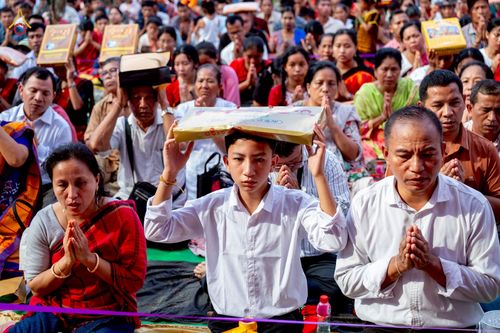 ภาพ No.257566:วันที่ 17 ตุลาคม พ.ศ. 2568 พิธีทอดกฐินสมทบวัดกัลยาณมิตรต่างประเทศ  บูชาธรรม 81 ปี หลวงพ่อธัมมชโย ณ ศูนย์ปฏิบัติธรรมไมตรีปูร์ เมืองคาร์การชารี ประเทศบังกลาเทศ 