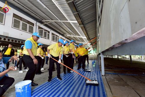 ภาพ No.226782:กิจกรรมจิตอาสาพัฒนา “เราทำความ ดี ด้วยหัวใจ” เนื่องในโอกาสวันพระบาทสมเด็จพระปกเกล้าเจ้าอยู่หัว ณ วัดพระธรรมกาย อ.คลองหลวง จ.ปทุมธานี วันพุธที่ 28 พฤษภาคม พ.ศ. 2568