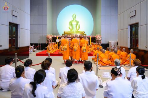 ภาพ No.80770:พิธีอุปสมบทสามเณรเตรียม DCI รุ่นที่20 จำนวน 15 รูป ณ อุโบสถพระไตรปิฎก วัดพระธรรมกาย วันเสาร์ที่ 6 พฤษภาคม พ.ศ. 2566