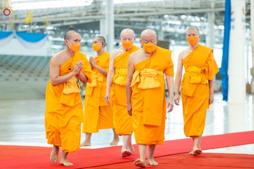 ภาพ No.79939:พิธีขอบรรพชา , พิธีคล้องอังสะ พิธีขอสรณคมน์และศีล , พิธีขอนิสสัย ในโครงการบรรพชาสามเณรฟื้นฟูพระพุทธศาสนาทั่วไทย วันเสาร์ที่ 8 เมษายน พ.ศ.2566