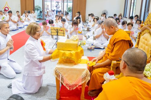 ภาพ No.336295:วันจันทร์ที่ 22 มิถุนายน พ.ศ.2569 พิธีอัญเชิญพระธรรมกาย และบรรจุพระบรมสารีริกธาตุ  ภายในเกศดอกบัวตูม องค์พระประธาน ณ อาคารสมปรารถนา วัดกลางธนรินทร์ ต.บ้านแป้ง อ.พรหมบุรี จ.สิงห์บุรี