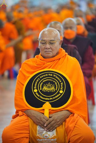 ภาพ No.85128:บรรยากาศการต้อนรับพระสังฆาธิการทั่วประเทศ และพิธีบูชาข้าวพระในวันสมาธิโลก วันอาทิตย์ต้นเดือนที่ 6 สิงหาคม พ.ศ. 2566 ณ สภาธรรมกายสากล วัดพระธรรมกาย