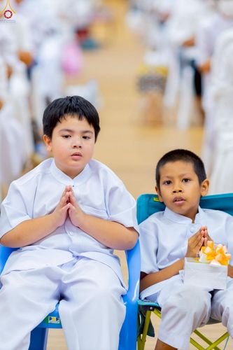 ภาพ No.225415:วันอาทิตย์ที่ 18 พฤษภาคม พ.ศ. 2568 พิธีร่วมบุญการศึกษา พระภิกษุ สามเณร ณ ห้องแก้วสารพัดนึก 2 วัดพระธรรมกาย