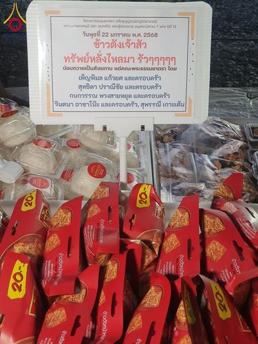 ภาพ No.199435:พิธีถวายภัตตาหารเป็นสังฆทาน แด่พระธรรมยาตรา ณ อนุสรณ์สถานบางปลา วัดบางปลา อำเภอบางเลน จังหวัดนครปฐม ในโครงการธรรมยาตรา กตัญญูบูชา มหาปูชนียาจารย์ พระมงคลเทพมุนี(สด จนฺทสโร) พระผู้ปราบมาร อนุสรณ์สถาน 7 แห่ง ปีที่ 13 วันที่ 22 มกราคม พ.ศ. 2568