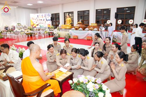 ภาพ No.315209:วันจันทร์ที่ 23 มีนาคม พ.ศ. 2569 พิธีบำเพ็ญกุศล คุณพ่อณรงค์ จินตมากุล  สิริอายุ 99 ปี 11 เดือน โยมบิดา พระครูปลัดรัตนวีรวัฒน์ (รังสฤษดิ์ อิทฺธิจินตโก) ที่ปรึกษาเจ้าคณะจังหวัดปทุมธานี เจ้าอาวาสวัดพระธรรมกาย  ณ ห้องปลูกศรัทธา 2 วัดพระธรรมกาย ปทุมธานี